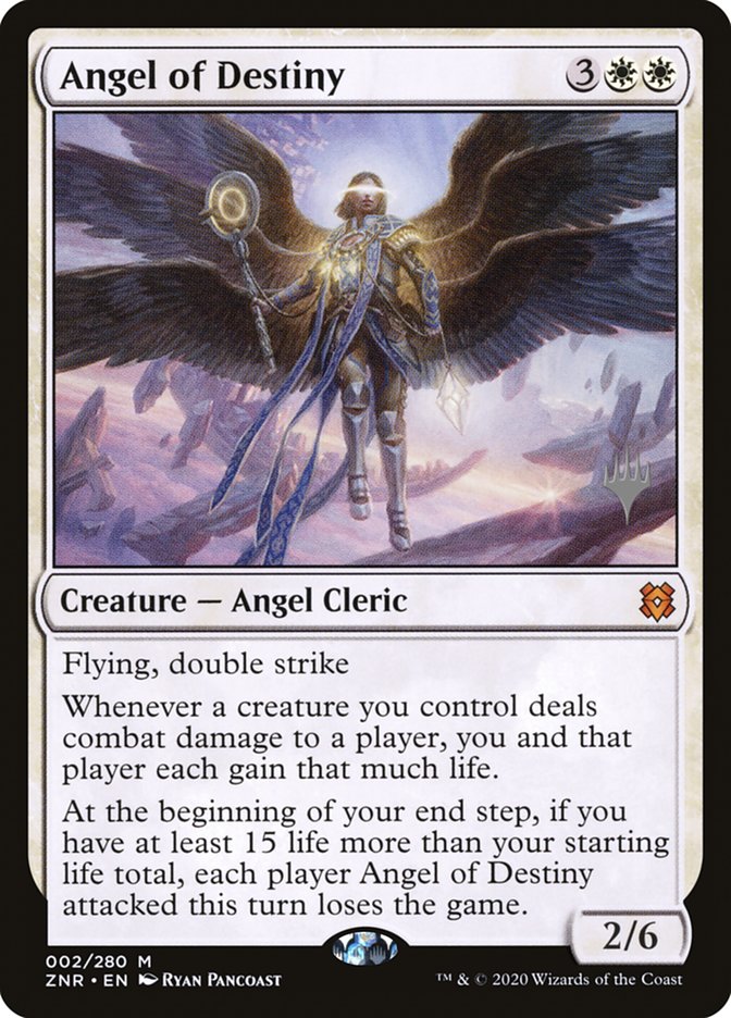 Angel of Destiny (Promo Pack) [Zendikar Rising Promos] | Galactic Gamez