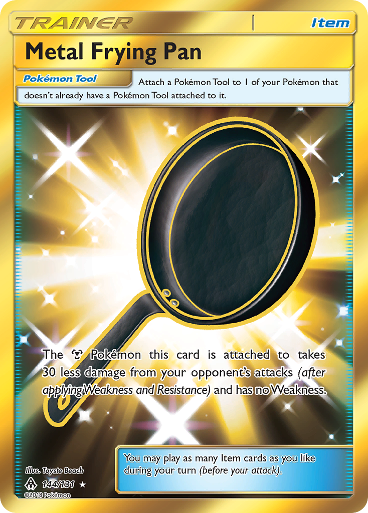 Metal Frying Pan (144/131) [Sun & Moon: Forbidden Light] | Galactic Gamez