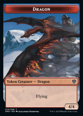 Bird (002) // Dragon Double-sided Token [Dominaria United Tokens] | Galactic Gamez
