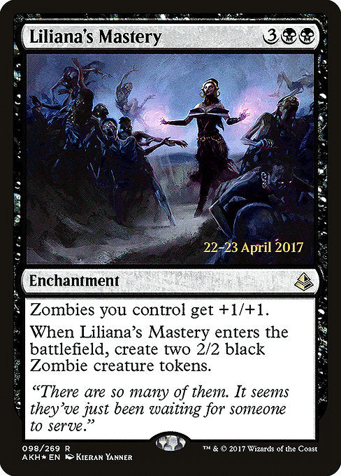 Liliana's Mastery [Amonkhet Promos] | Galactic Gamez