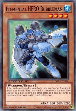 Elemental HERO Bubbleman [SGX1-ENA08] Common | Galactic Gamez