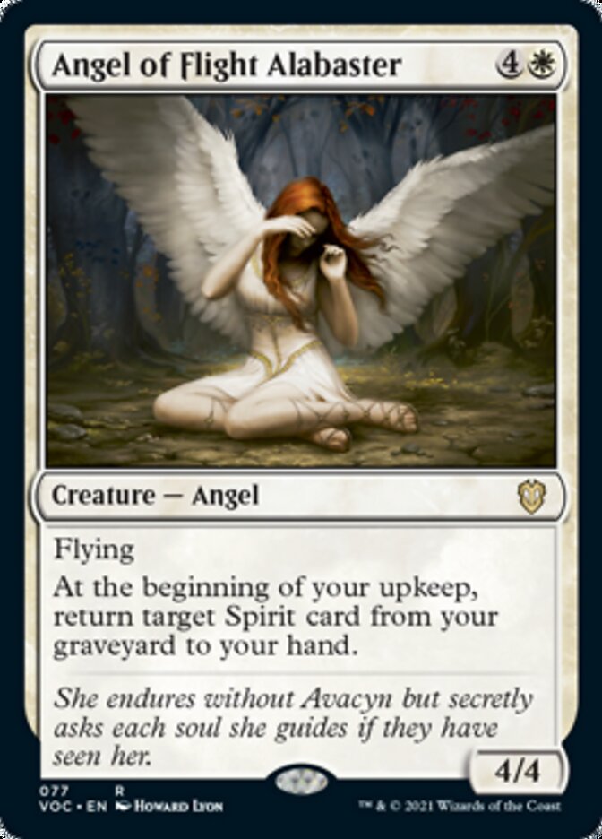 Angel of Flight Alabaster [Innistrad: Crimson Vow Commander] | Galactic Gamez