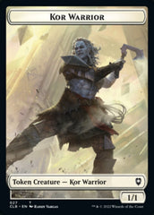 Kor Warrior // Wizard Double-sided Token [Commander Legends: Battle for Baldur's Gate Tokens] | Galactic Gamez