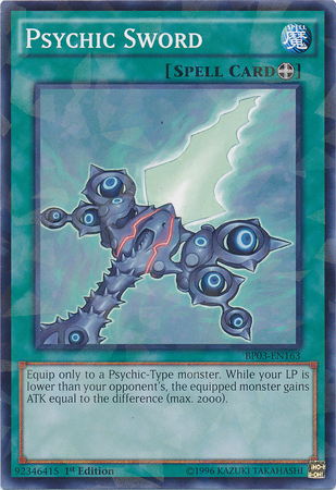 Psychic Sword (Shatterfoil) [BP03-EN163] Common | Galactic Gamez