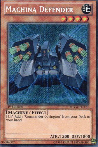 Machina Defender [LCYW-EN170] Secret Rare | Galactic Gamez