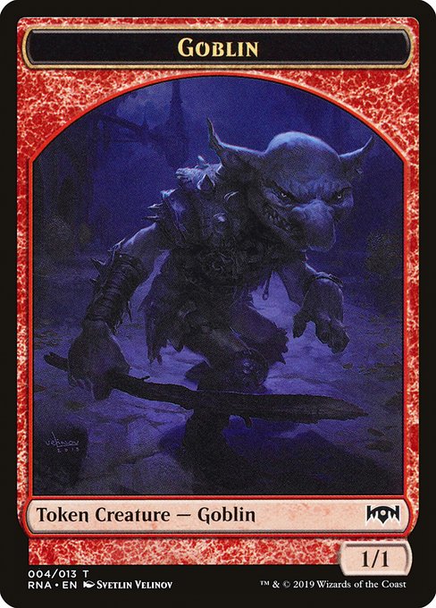 Goblin [Ravnica Allegiance Tokens] | Galactic Gamez