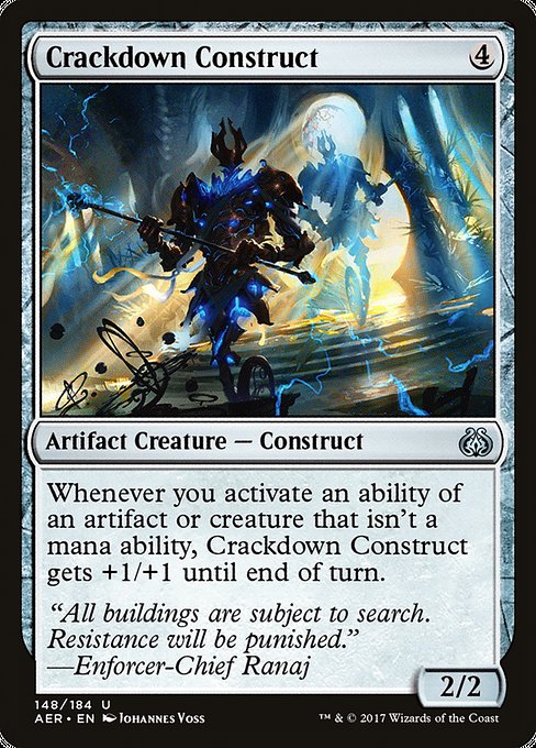Crackdown Construct [Aether Revolt] | Galactic Gamez
