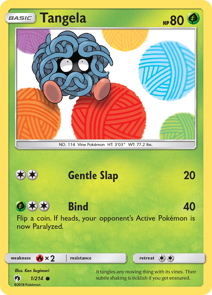 Tangela (1/214) [Sun & Moon: Lost Thunder] | Galactic Gamez