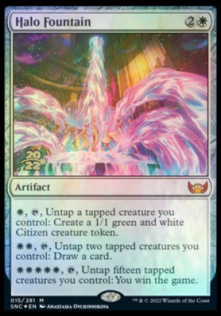 Halo Fountain [Streets of New Capenna Prerelease Promos] | Galactic Gamez