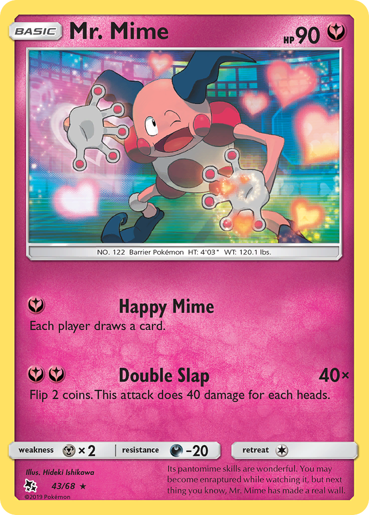 Mr. Mime (43/68) [Sun & Moon: Hidden Fates] | Galactic Gamez