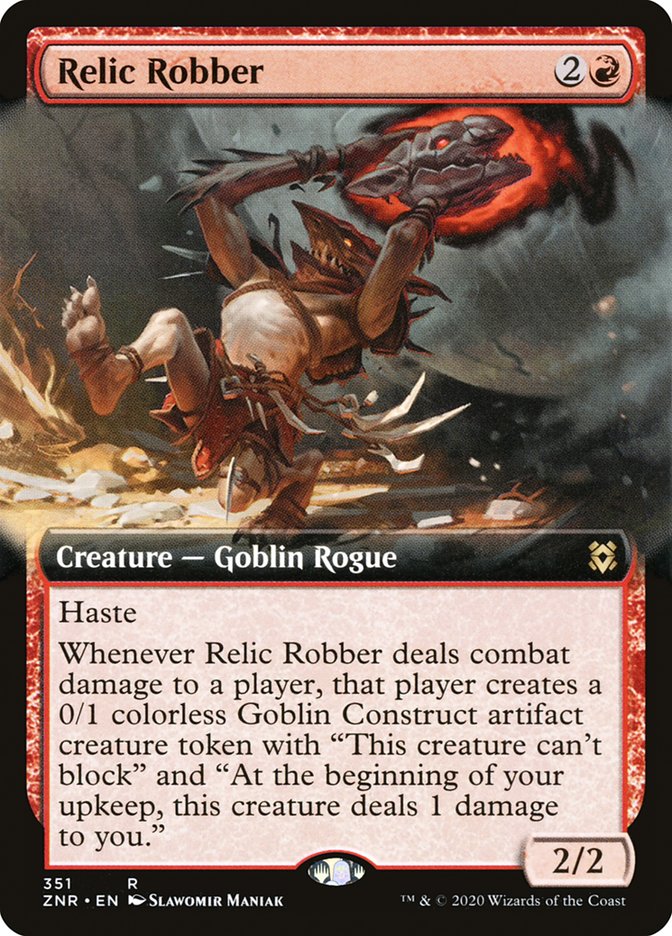 Relic Robber (Extended Art) [Zendikar Rising] | Galactic Gamez