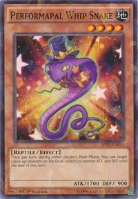 Performapal Whip Snake [SP15-EN013] Shatterfoil Rare | Galactic Gamez