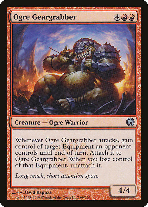 Ogre Geargrabber [Scars of Mirrodin] | Galactic Gamez