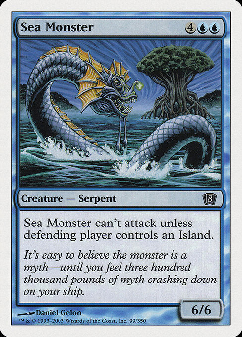 Sea Monster [Eighth Edition] | Galactic Gamez