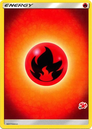 Fire Energy (Charizard Stamp #35) [Battle Academy 2020] | Galactic Gamez