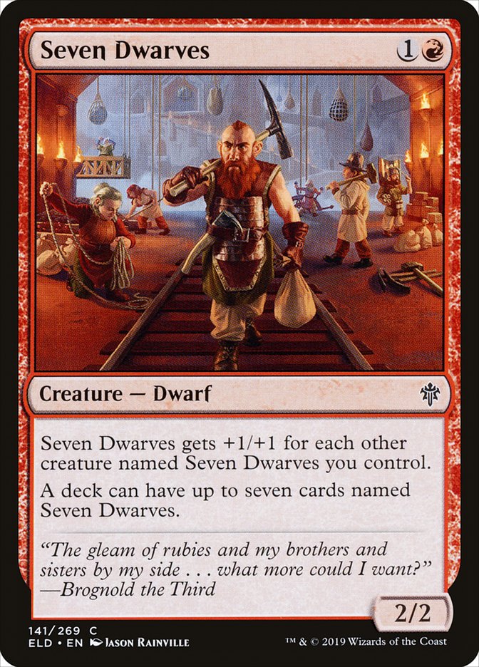 Seven Dwarves [Throne of Eldraine] | Galactic Gamez