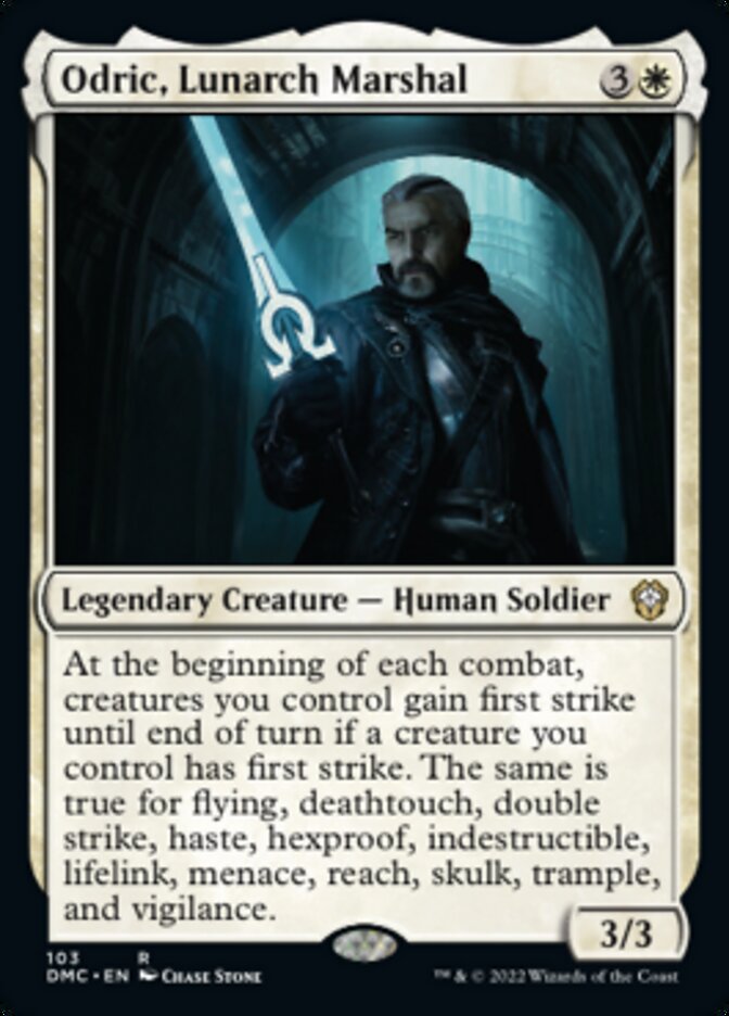 Odric, Lunarch Marshal [Dominaria United Commander] | Galactic Gamez