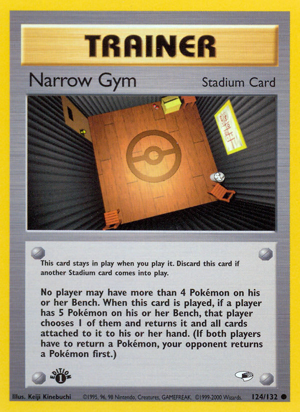 Narrow Gym (124/132) [Gym Heroes 1st Edition] | Galactic Gamez