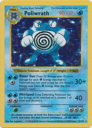 Poliwrath (13/102) [Base Set Shadowless Unlimited] | Galactic Gamez