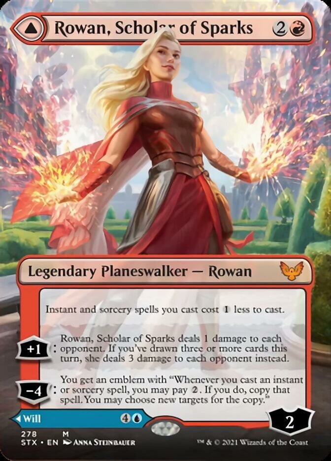 Rowan, Scholar of Sparks // Will, Scholar of Frost (Extended) [Strixhaven: School of Mages] | Galactic Gamez