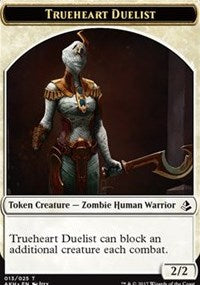 Trueheart Duelist // Snake Token [Amonkhet Tokens] | Galactic Gamez