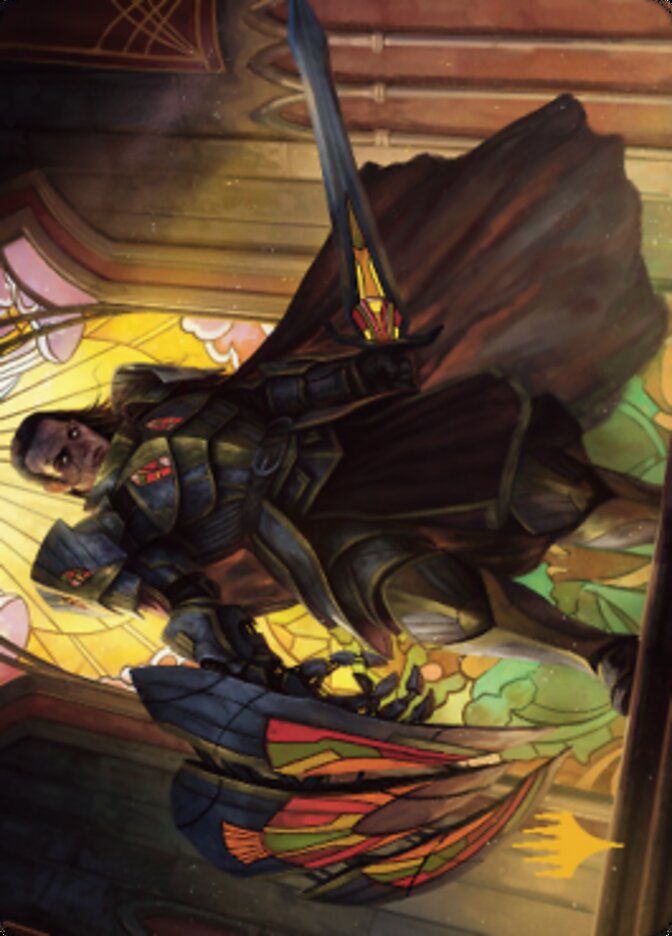 Benalish Sleeper Art Card (Gold-Stamped Signature) [Dominaria United Art Series] | Galactic Gamez