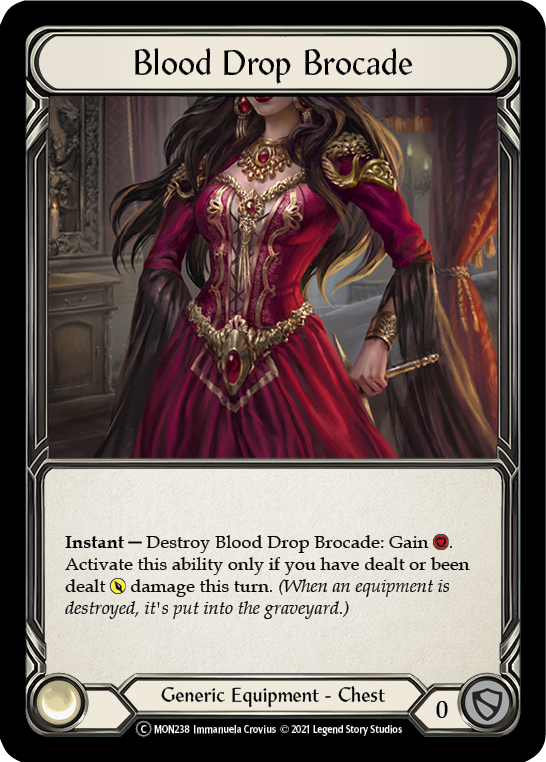 Blood Drop Brocade [U-MON238] Unlimited Edition Normal | Galactic Gamez
