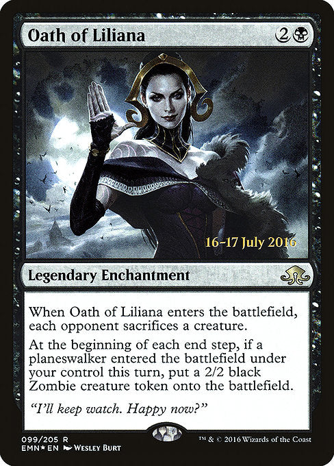 Oath of Liliana [Eldritch Moon Promos] | Galactic Gamez