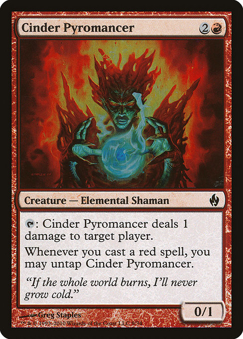 Cinder Pyromancer [Premium Deck Series: Fire and Lightning] | Galactic Gamez