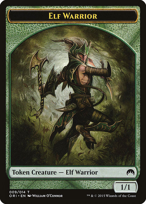 Elf Warrior [Magic Origins Tokens] | Galactic Gamez