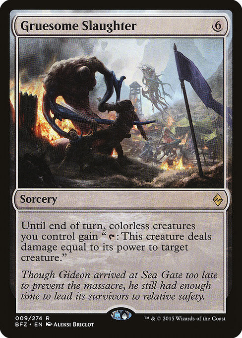 Gruesome Slaughter [Battle for Zendikar] | Galactic Gamez