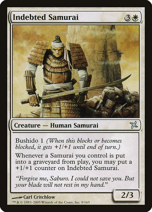 Indebted Samurai [Betrayers of Kamigawa] | Galactic Gamez