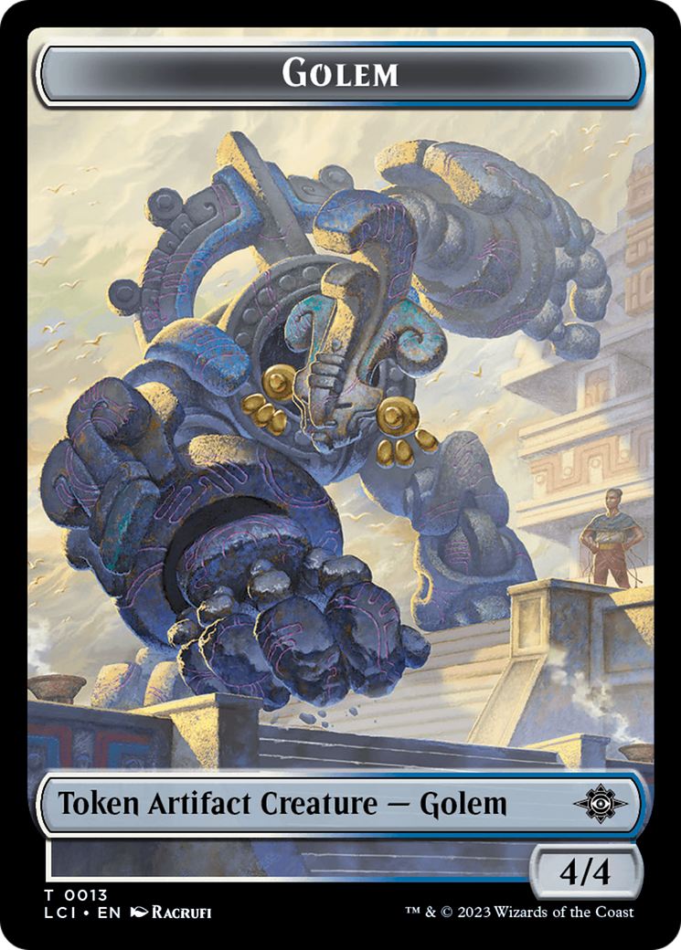 Treasure (0002) // Golem Double-Sided Token [Jurassic World Collection Tokens] | Galactic Gamez