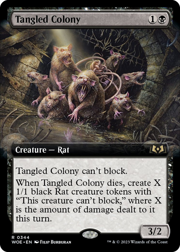 Tangled Colony (Extended Art) [Wilds of Eldraine] | Galactic Gamez