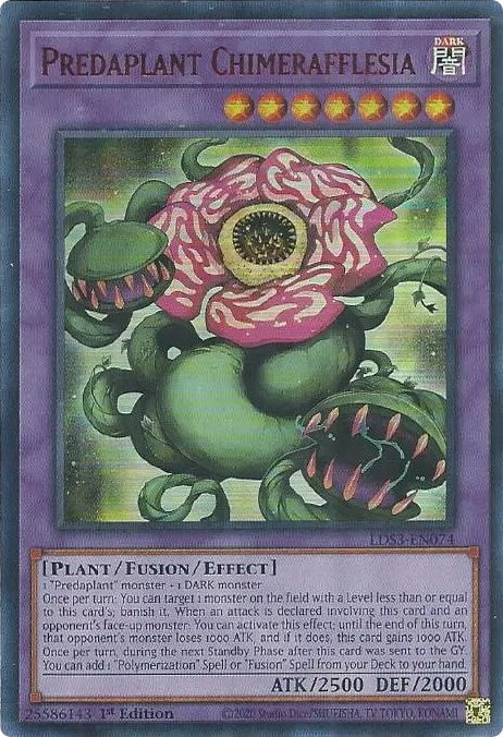 Predaplant Chimerafflesia (Red) [LDS3-EN074] Ultra Rare | Galactic Gamez