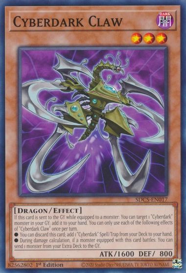 Cyberdark Claw [SDCS-EN017] Common | Galactic Gamez