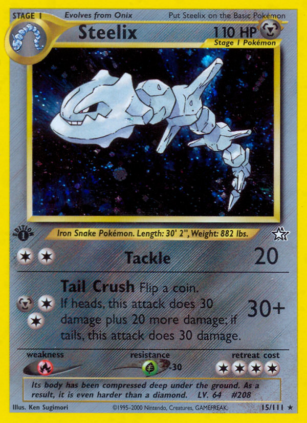 Steelix (15/111) [Neo Genesis 1st Edition] | Galactic Gamez