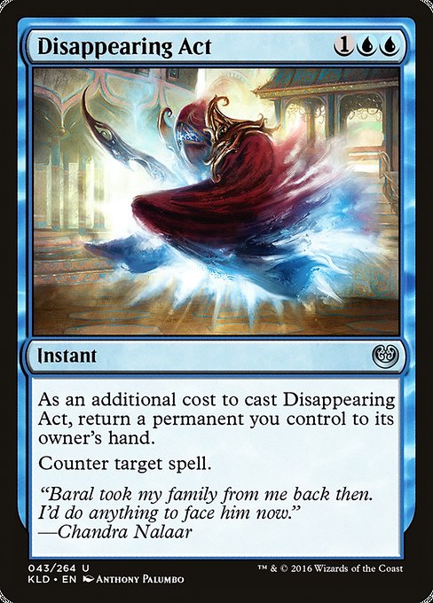 Disappearing Act [Kaladesh] | Galactic Gamez