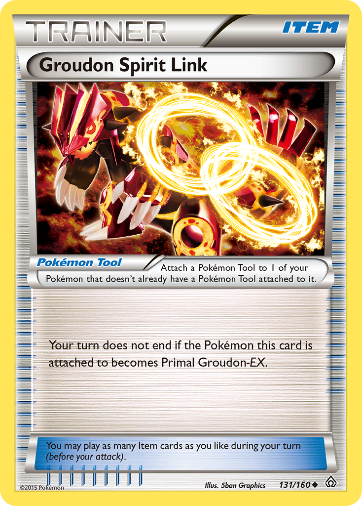 Groudon Spirit Link (131/160) [XY: Primal Clash] | Galactic Gamez