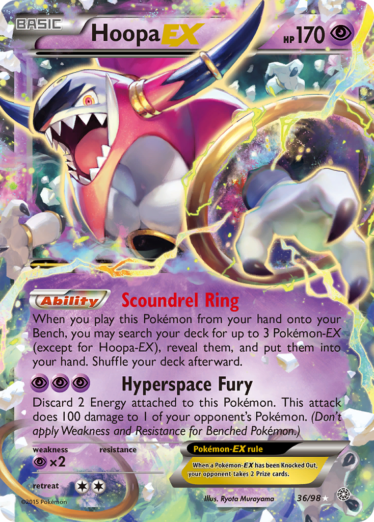 Hoopa EX (36/98) [XY: Ancient Origins] | Galactic Gamez