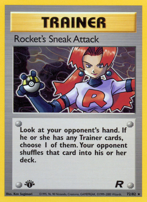 Rocket's Sneak Attack (72/82) [Team Rocket 1st Edition] | Galactic Gamez