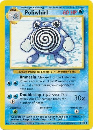 Poliwhirl (38/102) [Base Set Unlimited] | Galactic Gamez