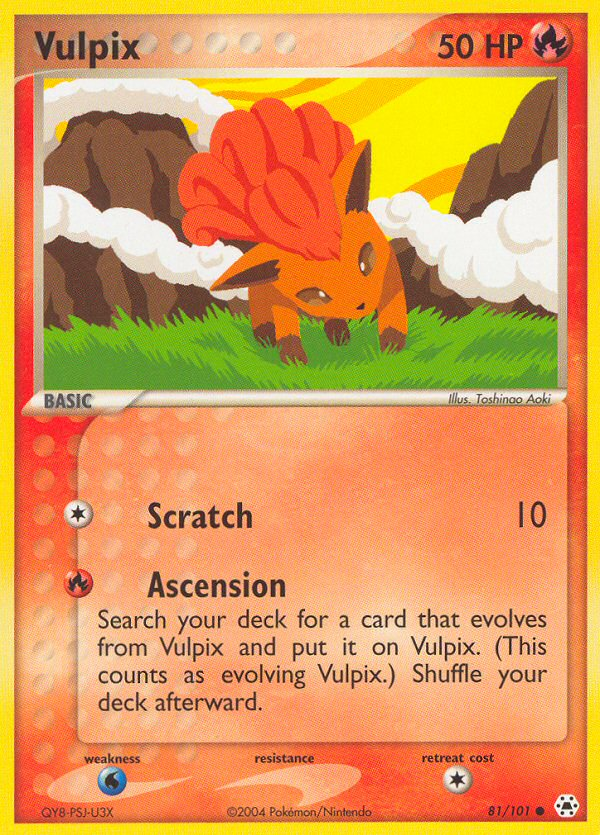 Vulpix (81/101) [EX: Hidden Legends] | Galactic Gamez