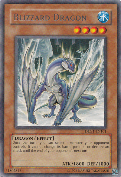 Blizzard Dragon [DLG1-EN101] Rare | Galactic Gamez