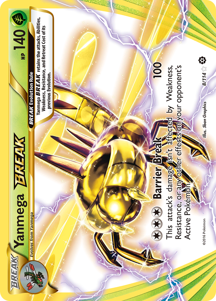 Yanmega BREAK (8/114) [XY: Steam Siege] | Galactic Gamez