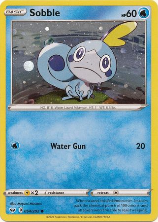 Sobble (054/202) (Cosmos Holo) [Sword & Shield: Base Set] | Galactic Gamez