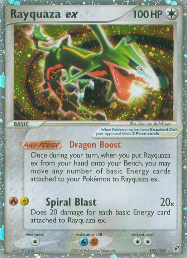 Rayquaza ex (102/107) [EX: Deoxys] | Galactic Gamez