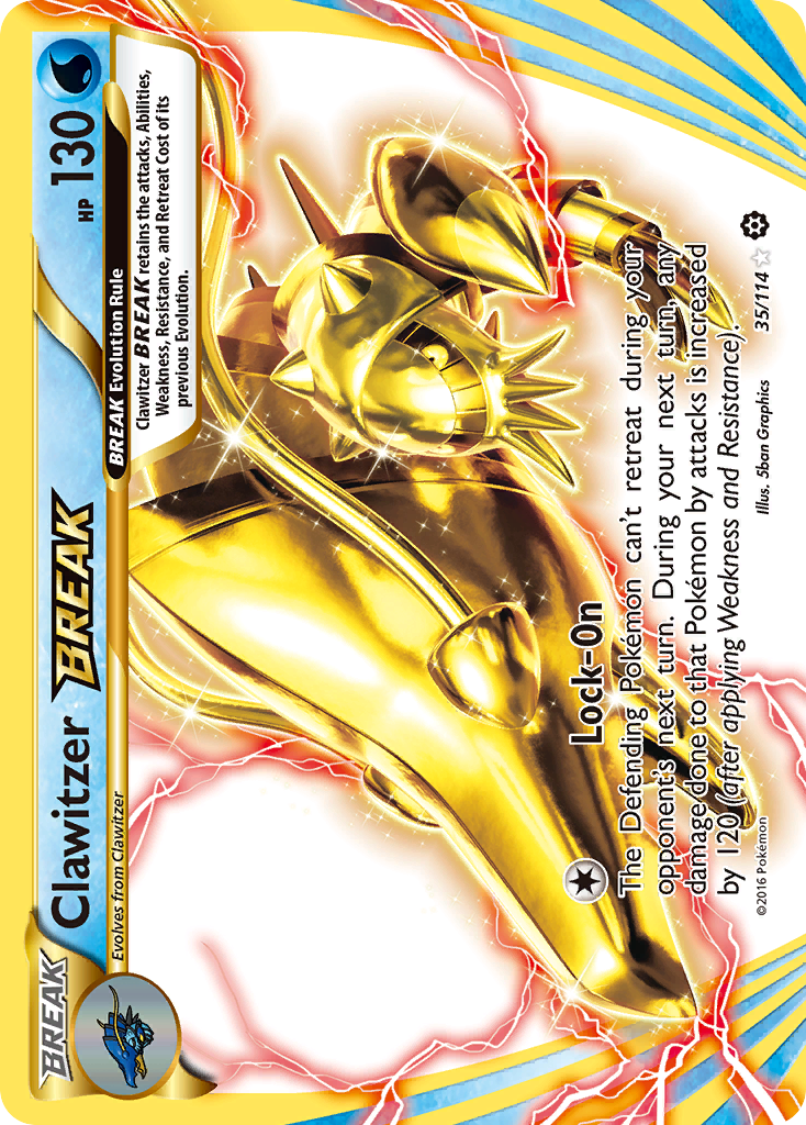 Clawitzer BREAK (35/114) [XY: Steam Siege] | Galactic Gamez