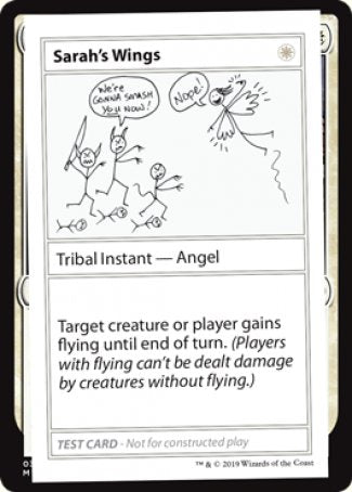 Sarah's Wings (2021 Edition) [Mystery Booster Playtest Cards] | Galactic Gamez
