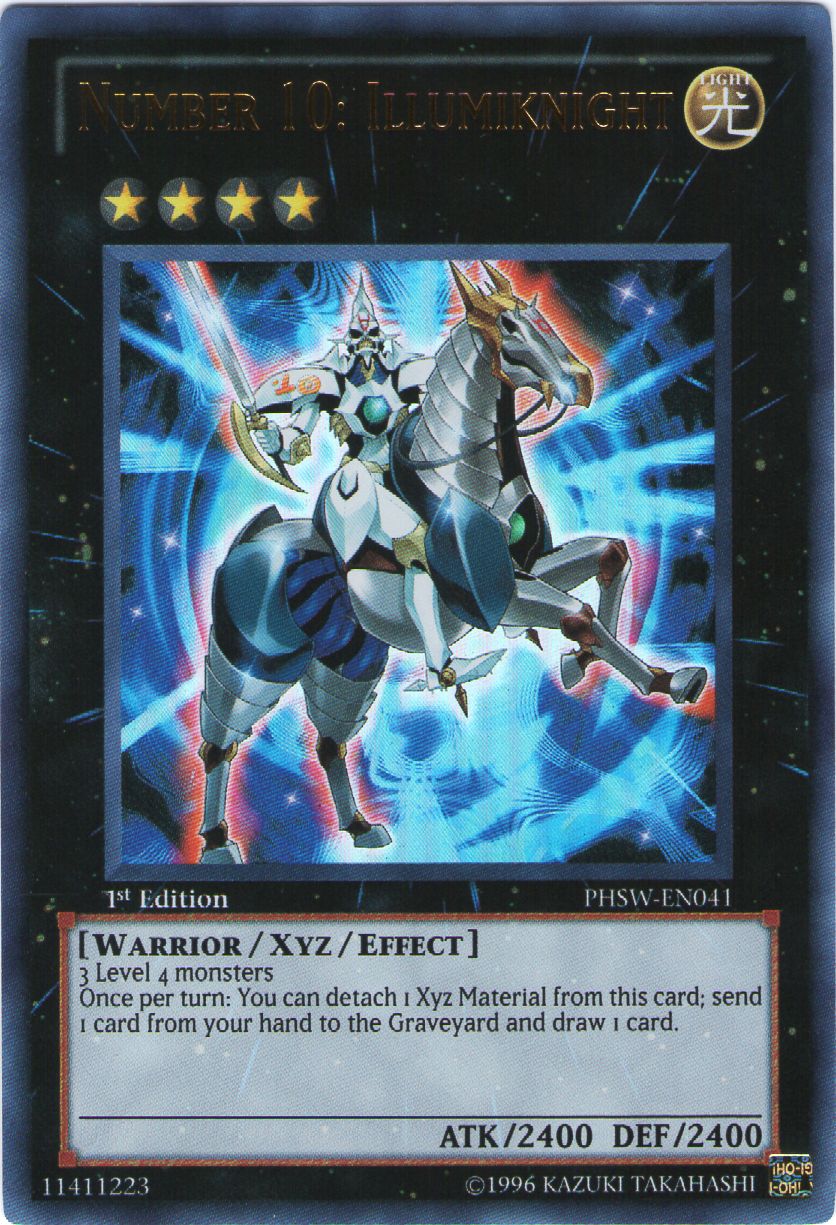 Number 10: Illumiknight [PHSW-EN041] Ultra Rare | Galactic Gamez